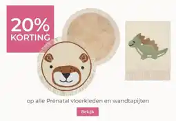 Prenatal Op alle prénatal vloerkleden en wandtapijten aanbieding