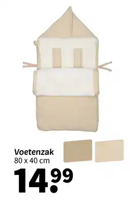 Wibra Voetenzak aanbieding