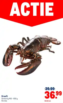 Makro Kreeft aanbieding