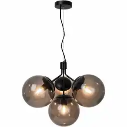 Praxis Nordlux hanglamp Ivona zwart 4xE27 aanbieding