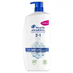 Trekpleister Head & Shoulders Classic Clean 2-in-1 Shampoo met Pomp aanbieding