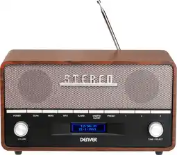 Coolblue Denver DAB-36 Donkerbruin aanbieding