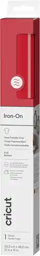 Coolblue Cricut Puff Iron-On Rood 30,5 x 48,3 cm aanbieding
