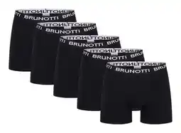ANWB Brunotti 5-pack heren boxershorts Zwart aanbieding