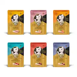 Zooplus 6x85g Kitty Cat Filet in Paté Kip Variaties (6 smaken) nat kattenvoer aanbieding