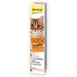 Zooplus 50g GimCat Duo Paste anti-haarbal mout en kaas kattensnack aanbieding