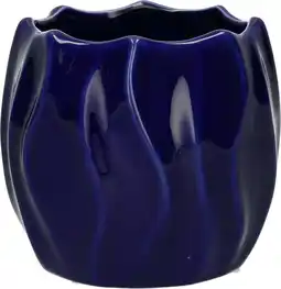 Intratuin Duif bloempot Sari blauw D 13,3 H 12 cm aanbieding