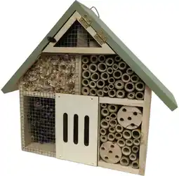 Intratuin Intratuin insectenhotel Gijs insecten naturel 32,5 x 41,5 x 30,5 cm aanbieding