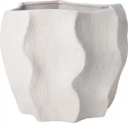 Intratuin Intratuin bloempot Suez wit D 30 H 26 cm aanbieding