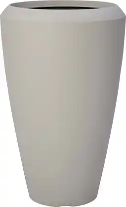 Intratuin Intratuin bloempot Girona taupe D 55 H 86 cm aanbieding