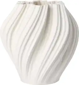 Intratuin Intratuin vaas 3D wit D 29,2 H 28,3 cm aanbieding