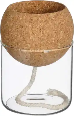 Intratuin Mica Decorations bloempot Planter transparant D 10 H 14 cm aanbieding