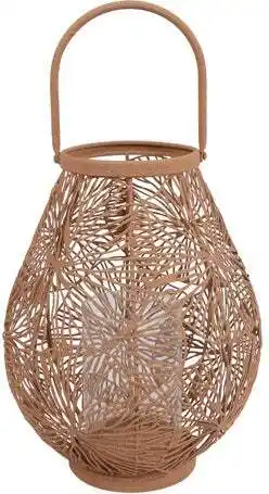 Intratuin Countryfield lantaarn Janine beige D 21 H 27 cm aanbieding