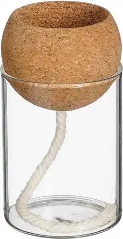 Intratuin Mica Decorations bloempot Planter transparant D 7 H 12,5 cm aanbieding