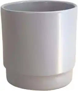 Intratuin Gina Da bloempot Eno grijs D 8 H 7,5 cm aanbieding