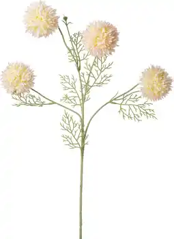 Intratuin Intratuin kunstbloem Korenbloem créme H 78 cm aanbieding