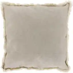 Intratuin Unique Living sierkussen Laurie grijs 45 x 45 cm aanbieding