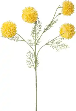 Intratuin Intratuin kunstbloem Korenbloem geel H 78 cm aanbieding