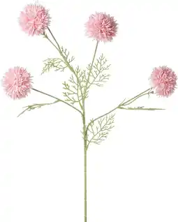 Intratuin Intratuin kunstbloem Korenbloem roze H 78 cm aanbieding