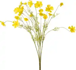Intratuin Intratuin kunstbloemen cosmea geel H 60 cm aanbieding