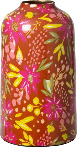 Intratuin Intratuin vaas Bruton rood D 9 H 15 cm aanbieding