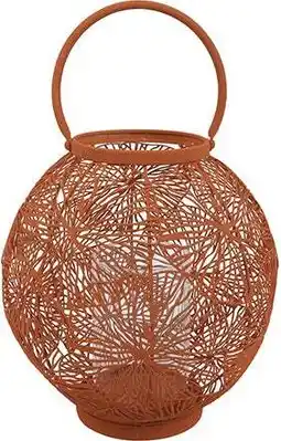 Intratuin Countryfield lantaarn Janine terracotta D 27 H 28 cm aanbieding