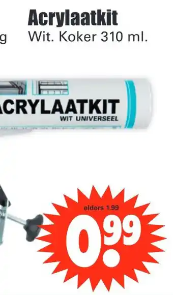 Dirk Acrylaatkit 310ml aanbieding