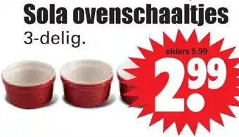 Dirk Sola ovenschaaltjes aanbieding