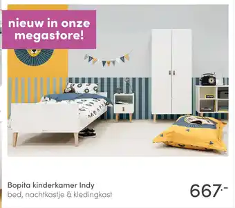 Baby & Tiener Bopita kinderkamer Indy aanbieding