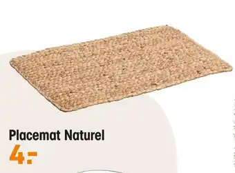 Kwantum Placemat Naturel aanbieding