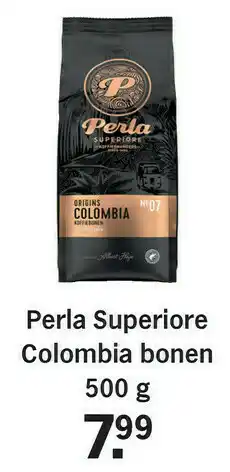 Albert Heijn Perla Superiore Colombia bonen 500g aanbieding