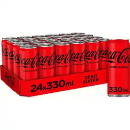 Joybuy Coca-Cola Zero Sugar Tray 24 x 330ml aanbieding