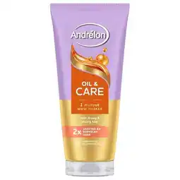 Trekpleister Andrélon Oil & Care 1 Minuut Wow Haarmasker aanbieding