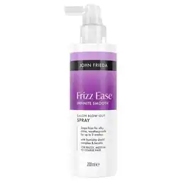 Trekpleister John Frieda Frizz Ease Infinite Smooth Blow-Out Spray aanbieding