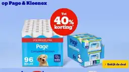 Bol.com op Page & Kleenex aanbieding