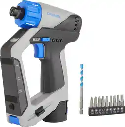 Conrad Dremel DREMEL 3-in-1 Akku-Bohrschrauber 12V Multischrauber F013DD12JA Accu-schroefboormachine aanbieding