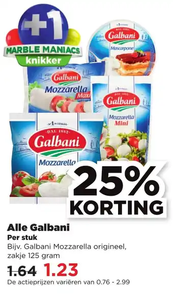 PLUS Alle Galbani aanbieding