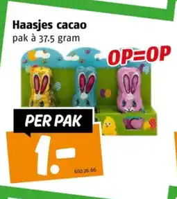 Poiesz Haasjes cacao aanbieding