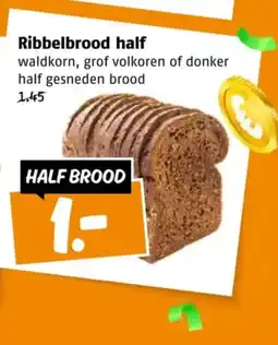 Poiesz Ribbelbrood half aanbieding