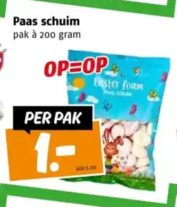 Poiesz Paas schuim aanbieding