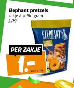 Poiesz Elephant pretzels aanbieding