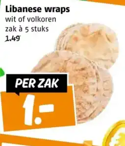 Poiesz Libanese wraps aanbieding