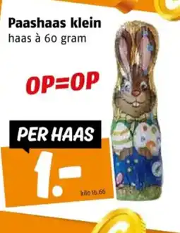 Poiesz Paashaas klein aanbieding