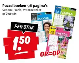 Poiesz Puzzelboeken 96 pagina's aanbieding