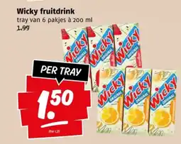 Poiesz Wicky fruitdrink aanbieding