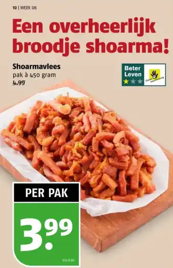 Poiesz Shoarmavlees aanbieding