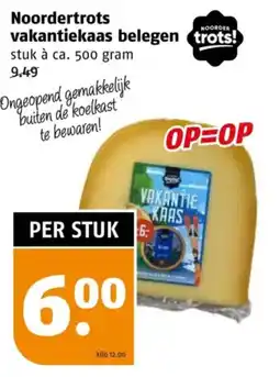 Poiesz Noordertrots vakantiekaas belegen trots! aanbieding