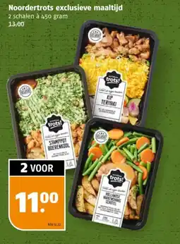 Poiesz Noordertrots exclusieve maaltijd aanbieding