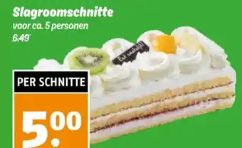 Poiesz Slagroomschnitte aanbieding