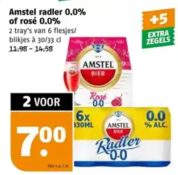 Poiesz Amstel radler 0.0% of rosé 0.0% aanbieding